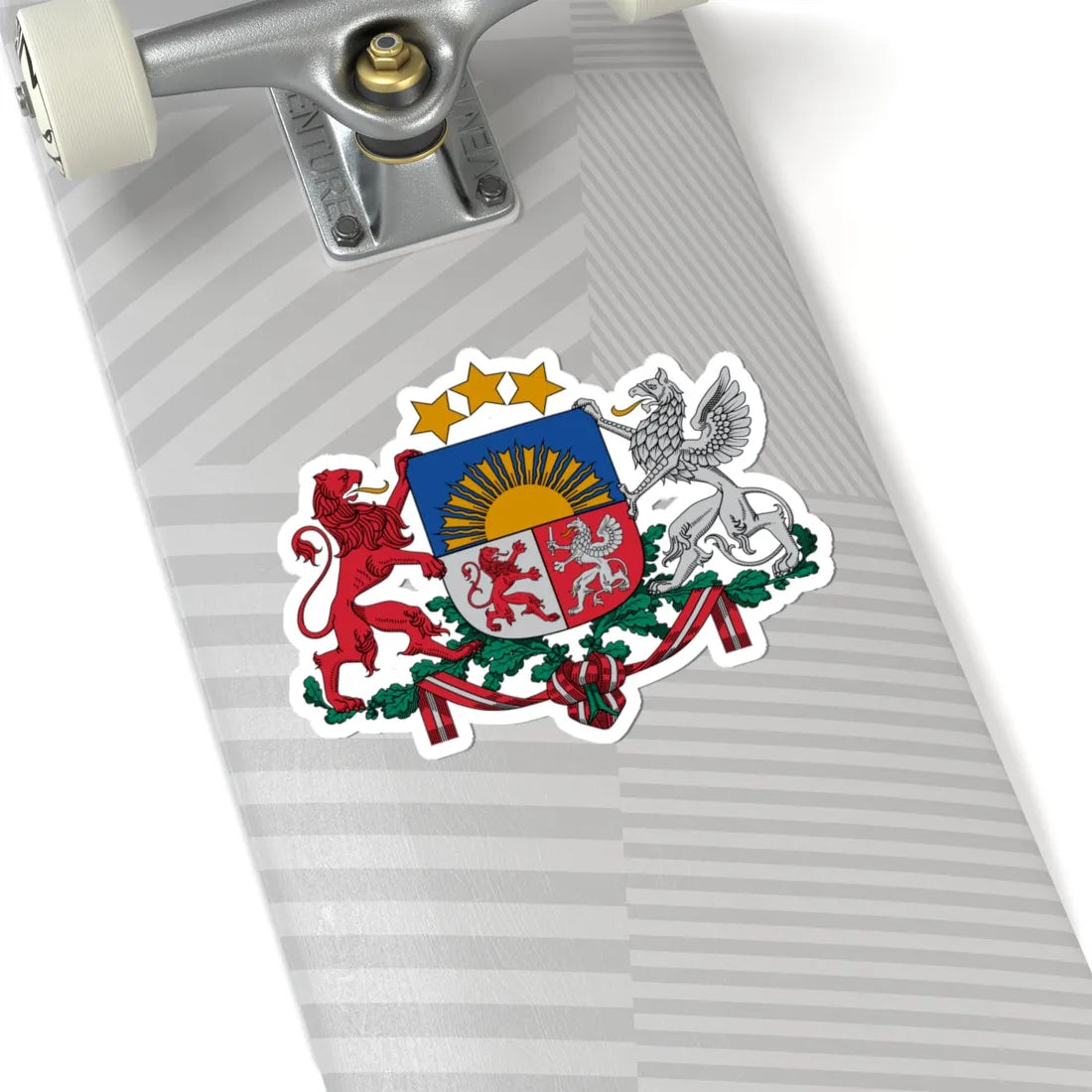 Coat of arms of Latvia (Latvia) (Coat of Arms) STICKER Vinyl Kiss-Cut Decal - The Sticker Space