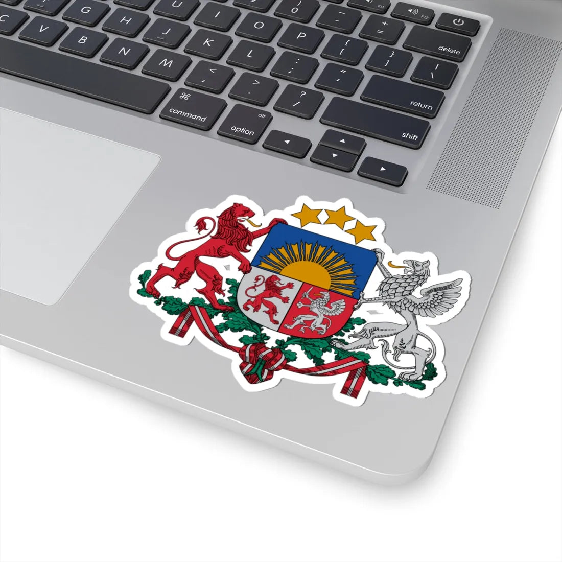 Coat of arms of Latvia (Latvia) (Coat of Arms) STICKER Vinyl Kiss-Cut Decal - The Sticker Space