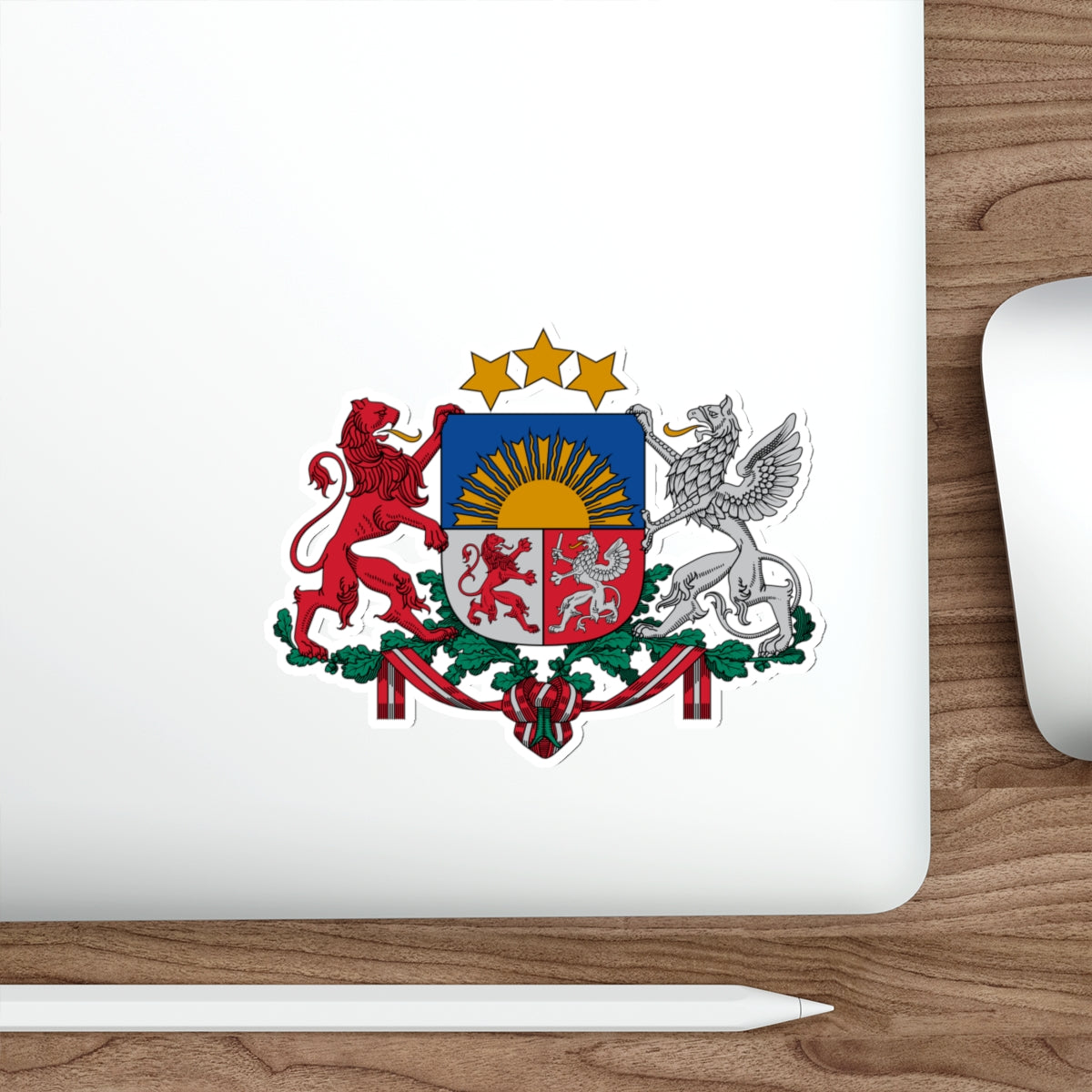 Coat of arms of Latvia STICKER Vinyl Die-Cut Decal-The Sticker Space