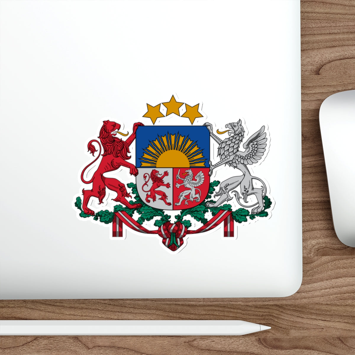 Coat of arms of Latvia STICKER Vinyl Die-Cut Decal-The Sticker Space