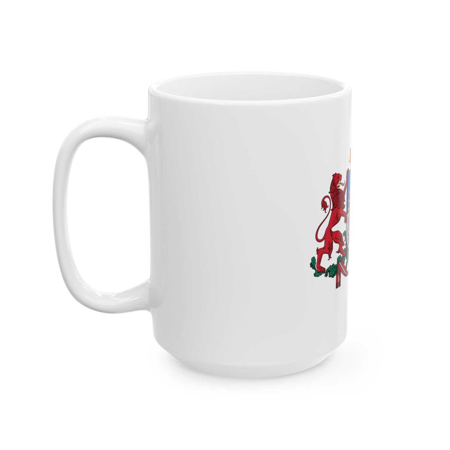 Coat of arms of Latvia - White Coffee Mug