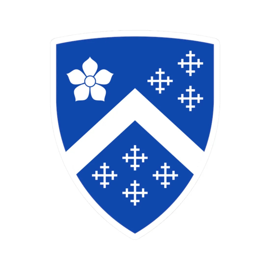 Coat of arms of Latymer Upper School Hammersmith London England (England) (Coat of Arms) STICKER Vinyl Kiss-Cut Decal 2 Inch White - The Sticker Space