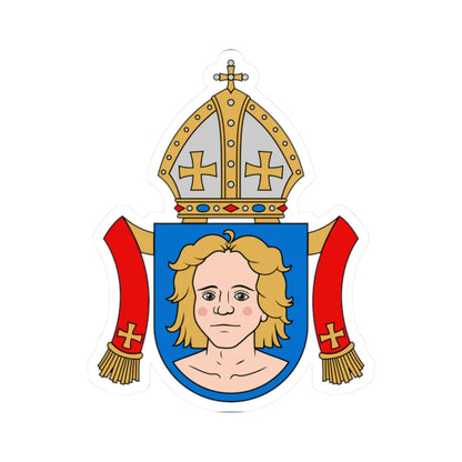 Coat of arms of Laurentius Suurpää (Finland) (Coat of Arms) STICKER Vinyl Kiss-Cut Decal 2 Inch White - The Sticker Space