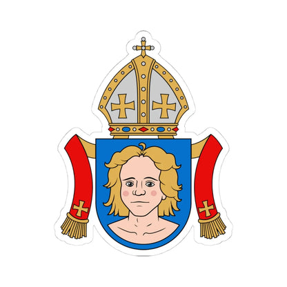 Coat of arms of Laurentius Suurpää (Finland) (Coat of Arms) STICKER Vinyl Kiss-Cut Decal 4 Inch White - The Sticker Space