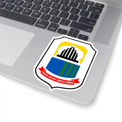Coat of arms of Lebak (Indonesia) (Coat of Arms) STICKER Vinyl Kiss-Cut Decal - The Sticker Space