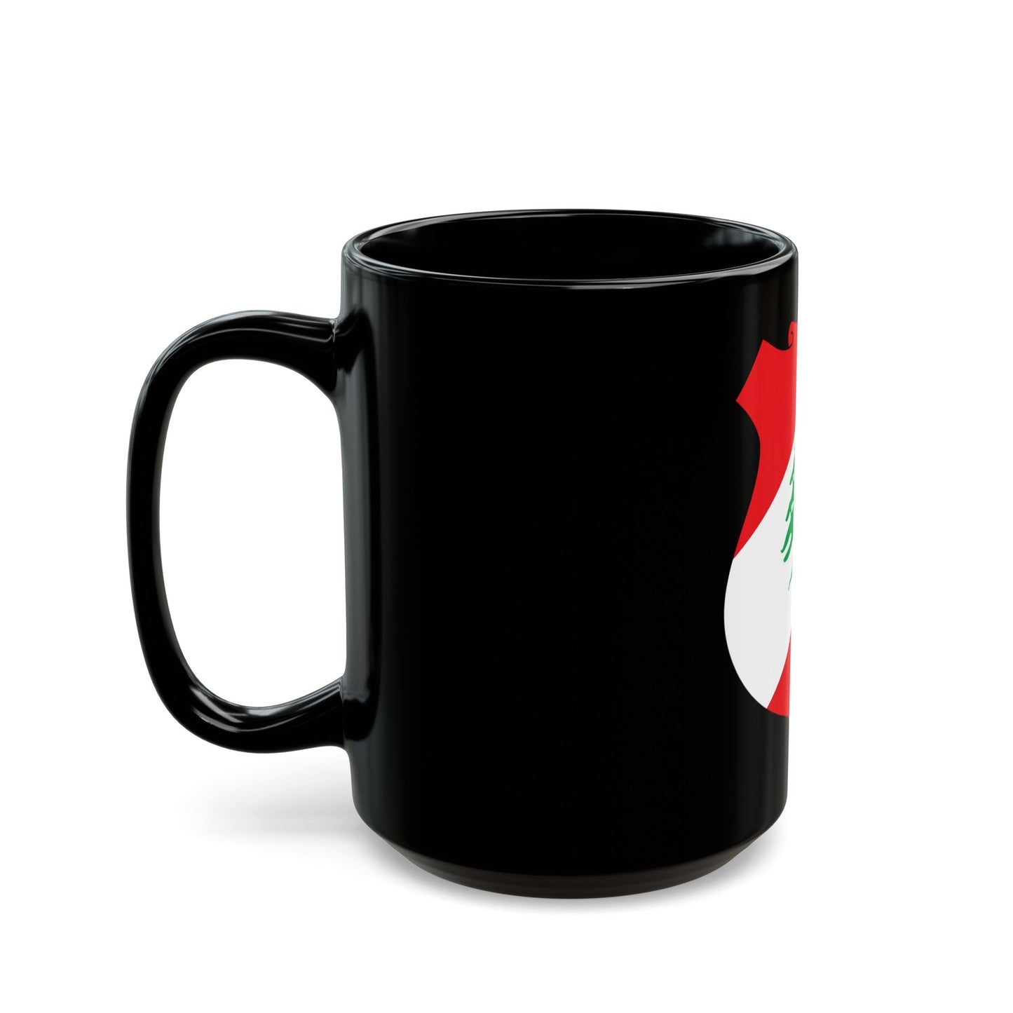 Coat of arms of Lebanon - Black Coffee Mug-The Sticker Space