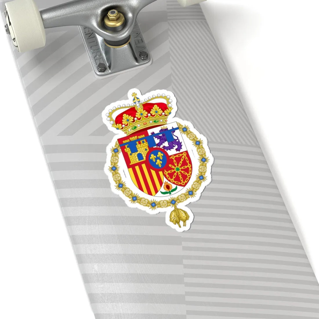 Coat of Arms of Leonor Princess of Asturias (Spain) (Coat of Arms) STICKER Vinyl Kiss-Cut Decal - The Sticker Space