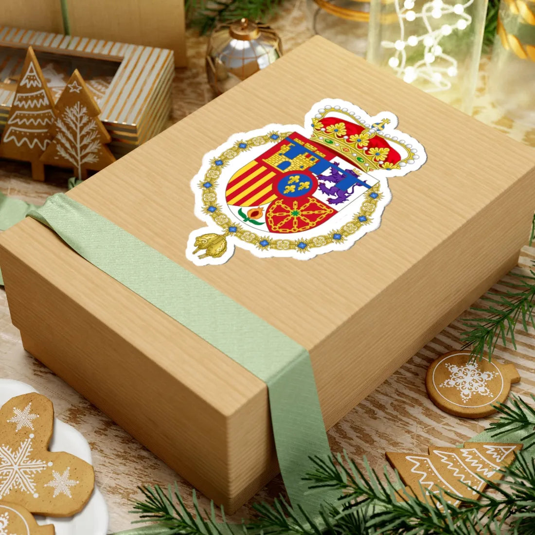 Coat of Arms of Leonor Princess of Asturias (Spain) (Coat of Arms) STICKER Vinyl Kiss-Cut Decal - The Sticker Space