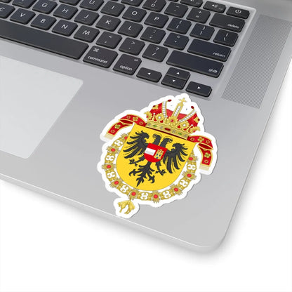 Coat of Arms of Leopold I Holy Roman Emperor-Or shield variant (Austria) (Coat of Arms) STICKER Vinyl Kiss-Cut Decal - The Sticker Space