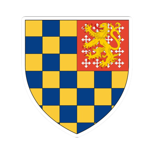 Coat of arms of Lewes (England) (Coat of Arms) STICKER Vinyl Kiss-Cut Decal 2 Inch White - The Sticker Space