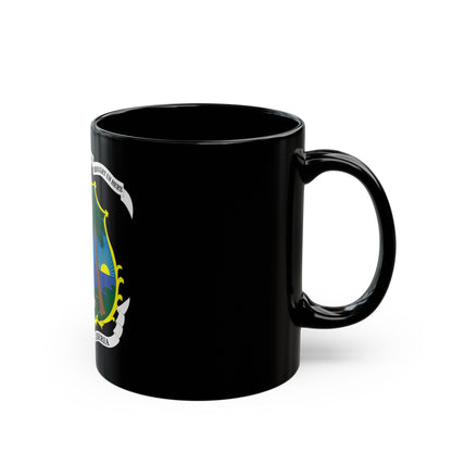 Coat of arms of Liberia - Black Coffee Mug-The Sticker Space