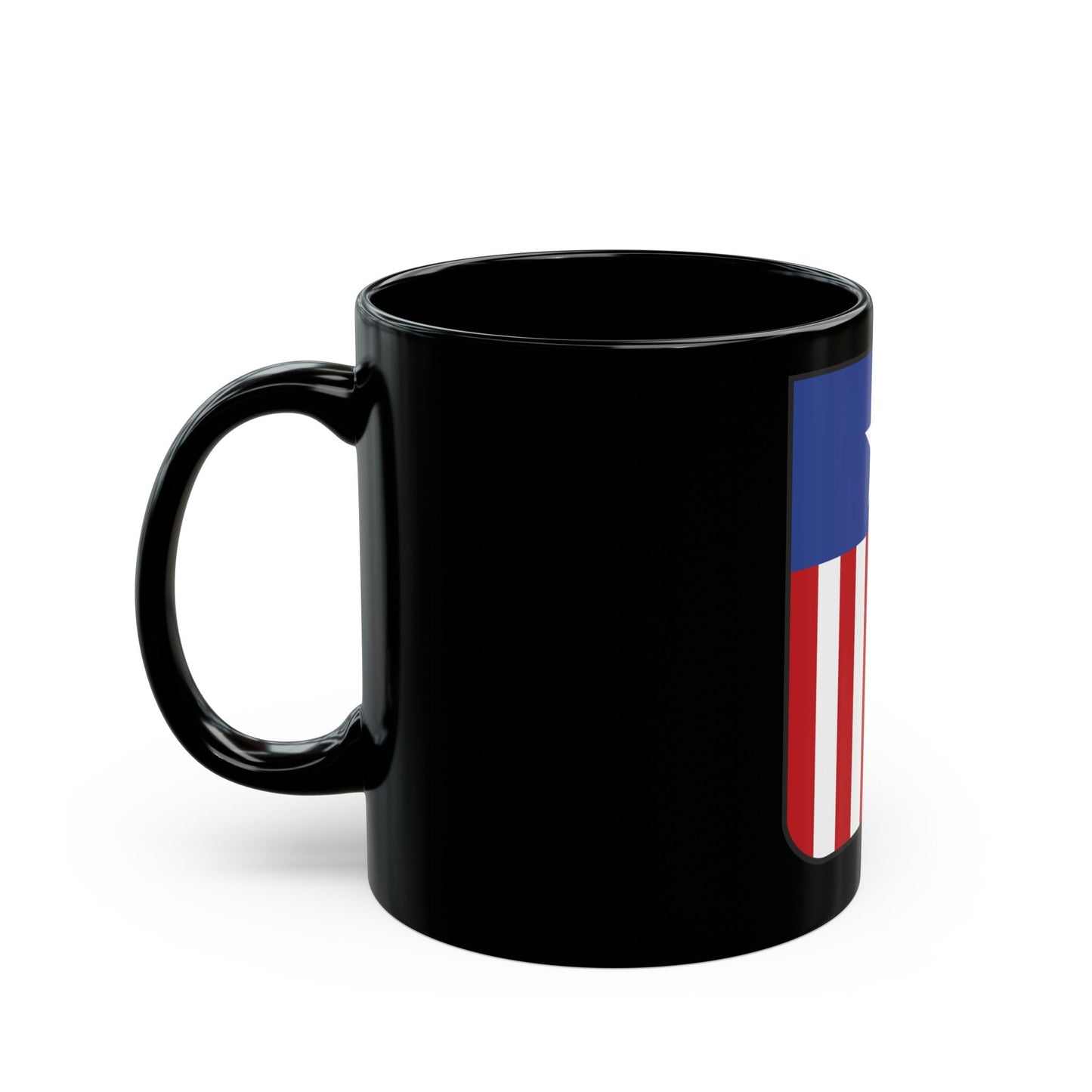 Coat of arms of Liberia in 1889 - Black Coffee Mug-The Sticker Space