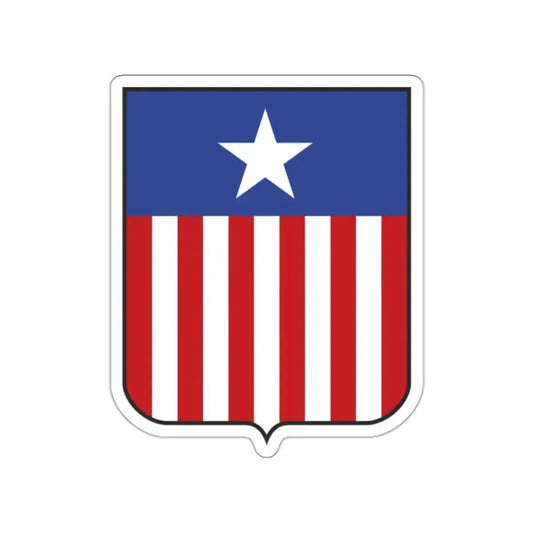 Coat of arms of Liberia in 1889 STICKER Vinyl Die-Cut Decal 2 Inch - The Sticker Space