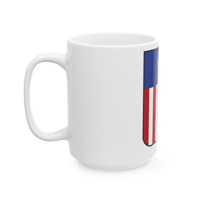 Coat of arms of Liberia in 1889 - White Coffee Mug-The Sticker Space