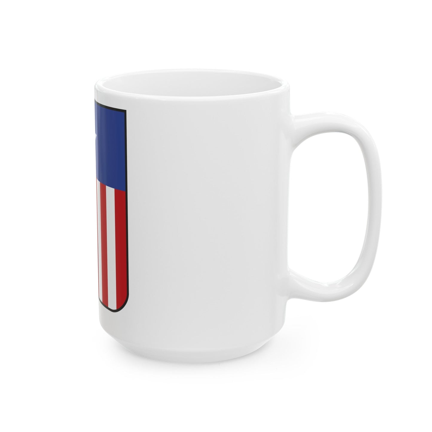 Coat of arms of Liberia in 1889 - White Coffee Mug-The Sticker Space