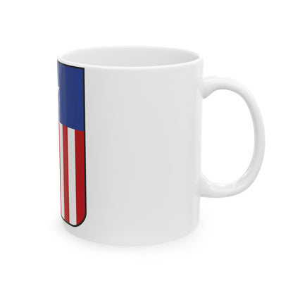 Coat of arms of Liberia in 1889 - White Coffee Mug-The Sticker Space