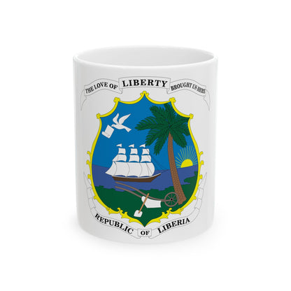 Coat of arms of Liberia - White Coffee Mug