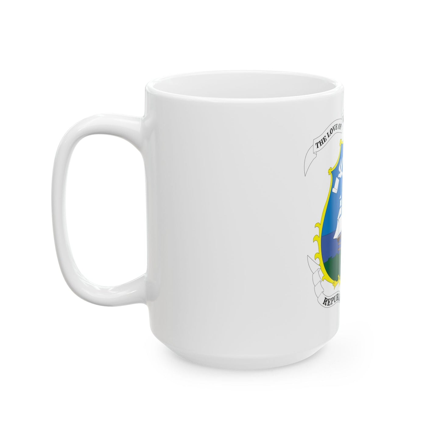 Coat of arms of Liberia - White Coffee Mug