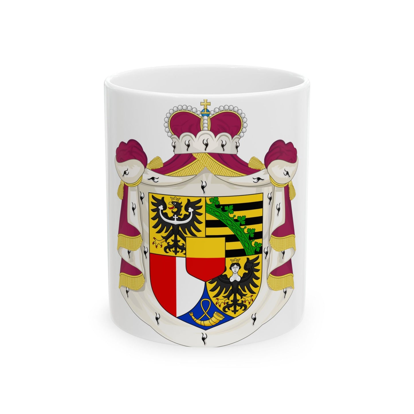 Coat of arms of Liechtenstein - White Coffee Mug