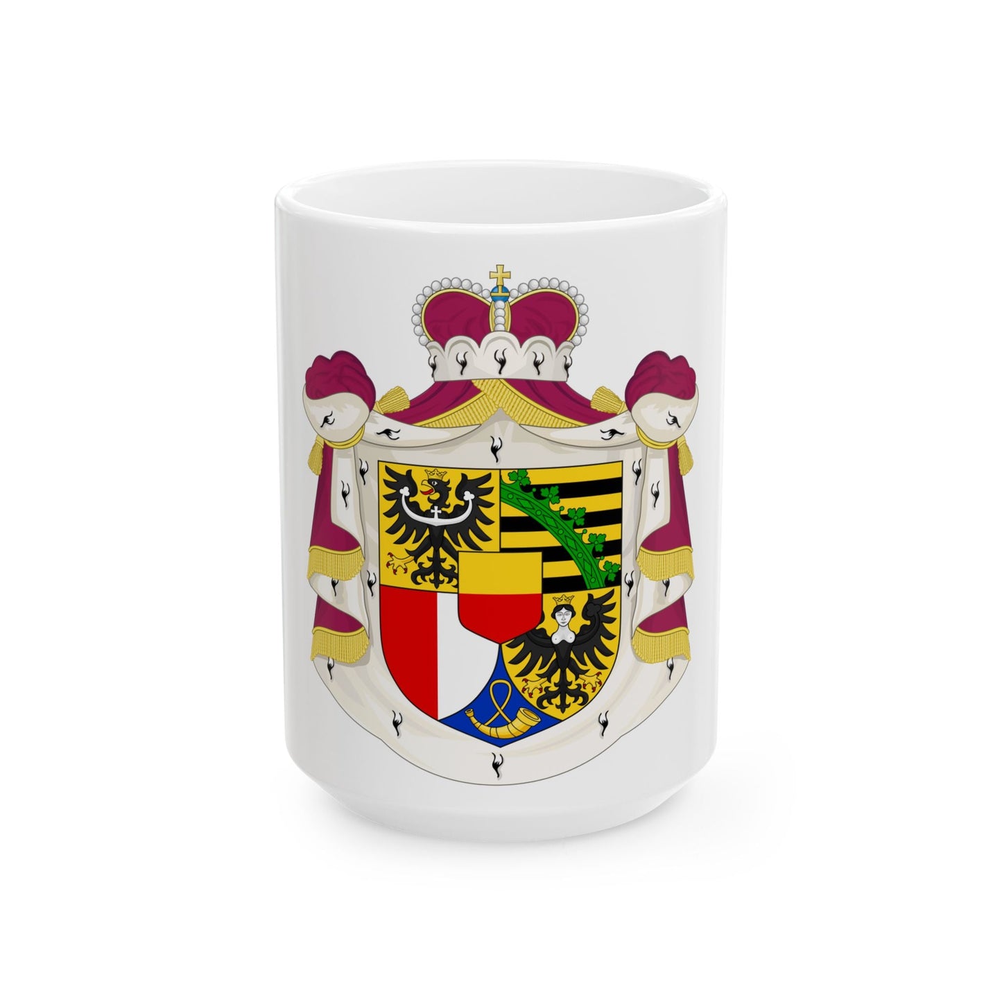 Coat of arms of Liechtenstein - White Coffee Mug