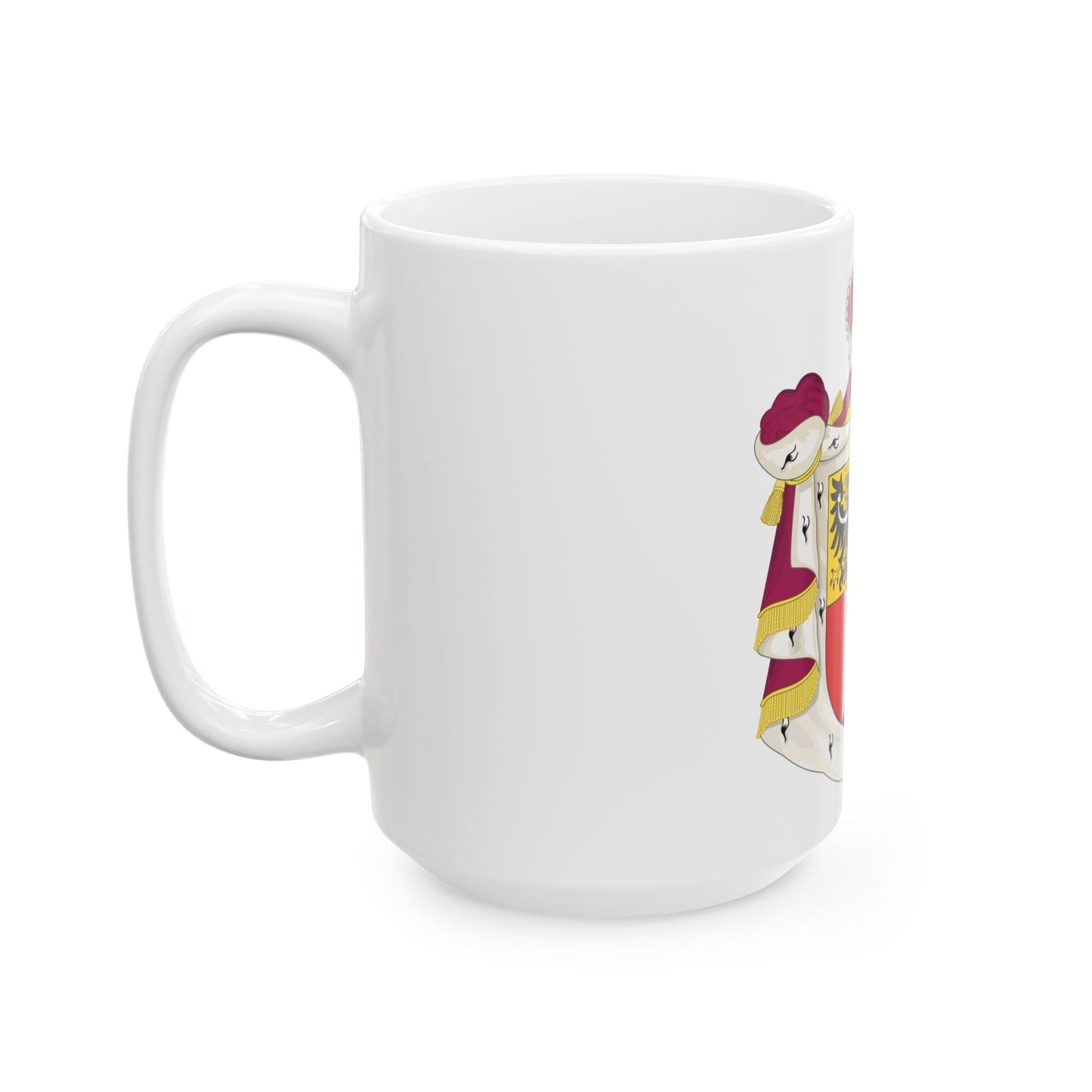 Coat of arms of Liechtenstein - White Coffee Mug