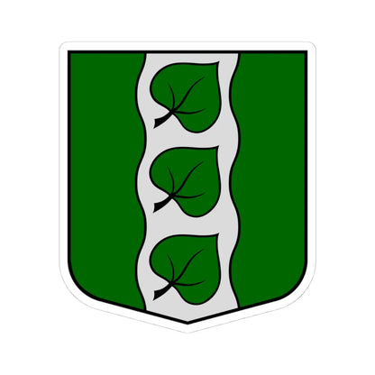 Coat of Arms of Liepupes pagasts (Latvia) (Coat of Arms) STICKER Vinyl Kiss-Cut Decal 4 Inch White - The Sticker Space