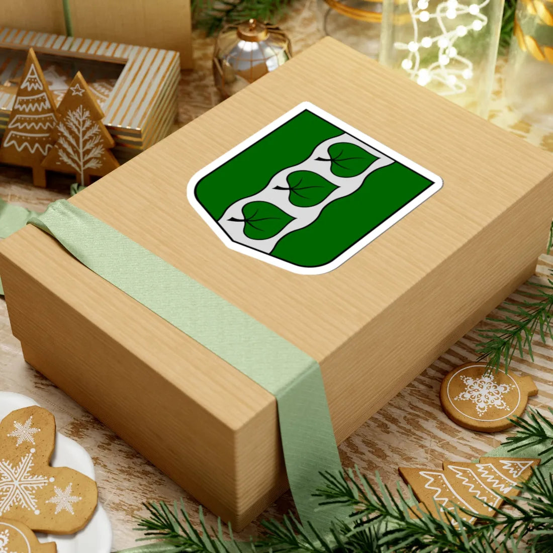 Coat of Arms of Liepupes pagasts (Latvia) (Coat of Arms) STICKER Vinyl Kiss-Cut Decal - The Sticker Space