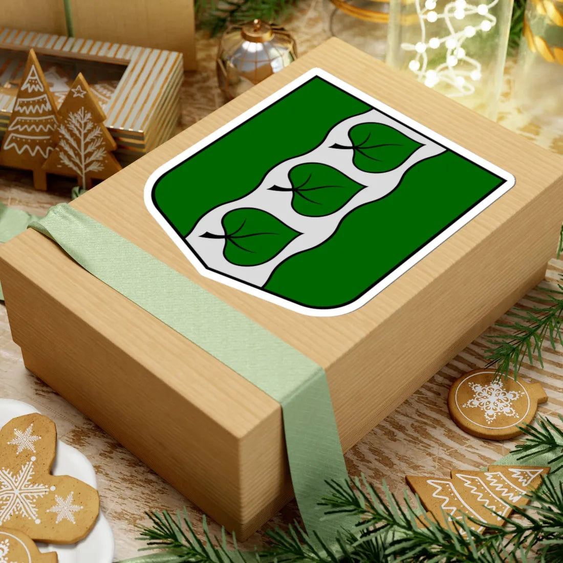 Coat of Arms of Liepupes pagasts (Latvia) (Coat of Arms) STICKER Vinyl Kiss-Cut Decal - The Sticker Space