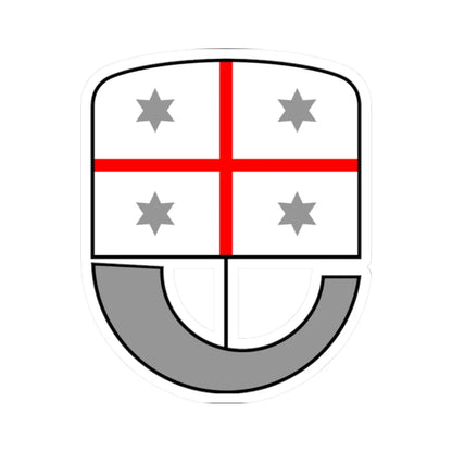 Coat of arms of Liguria (Italy) (Coat of Arms) STICKER Vinyl Kiss-Cut Decal 2 Inch White - The Sticker Space