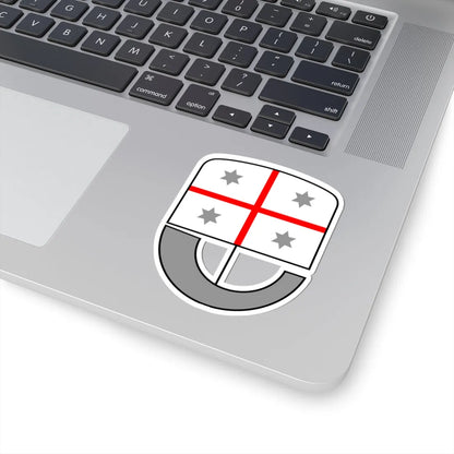 Coat of arms of Liguria (Italy) (Coat of Arms) STICKER Vinyl Kiss-Cut Decal - The Sticker Space