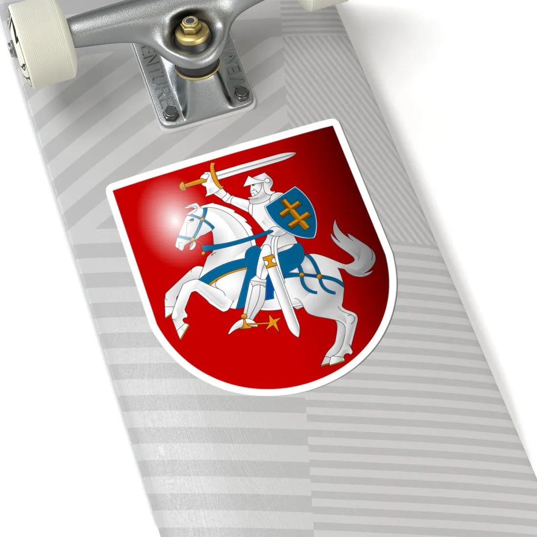 Coat of arms of Lithuania 3d (Belarus) (Coat of Arms) STICKER Vinyl Kiss-Cut Decal - The Sticker Space