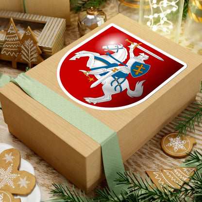 Coat of arms of Lithuania 3d (Belarus) (Coat of Arms) STICKER Vinyl Kiss-Cut Decal - The Sticker Space