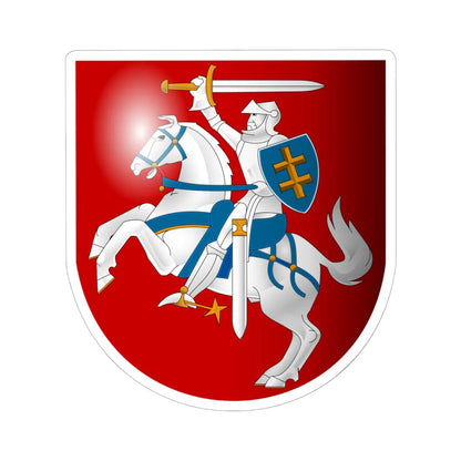 Coat of arms of Lithuania 3d (Belarus) (Coat of Arms) STICKER Vinyl Kiss-Cut Decal - The Sticker Space