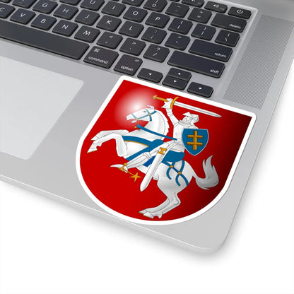 Coat of arms of Lithuania 3d (Belarus) (Coat of Arms) STICKER Vinyl Kiss-Cut Decal - The Sticker Space