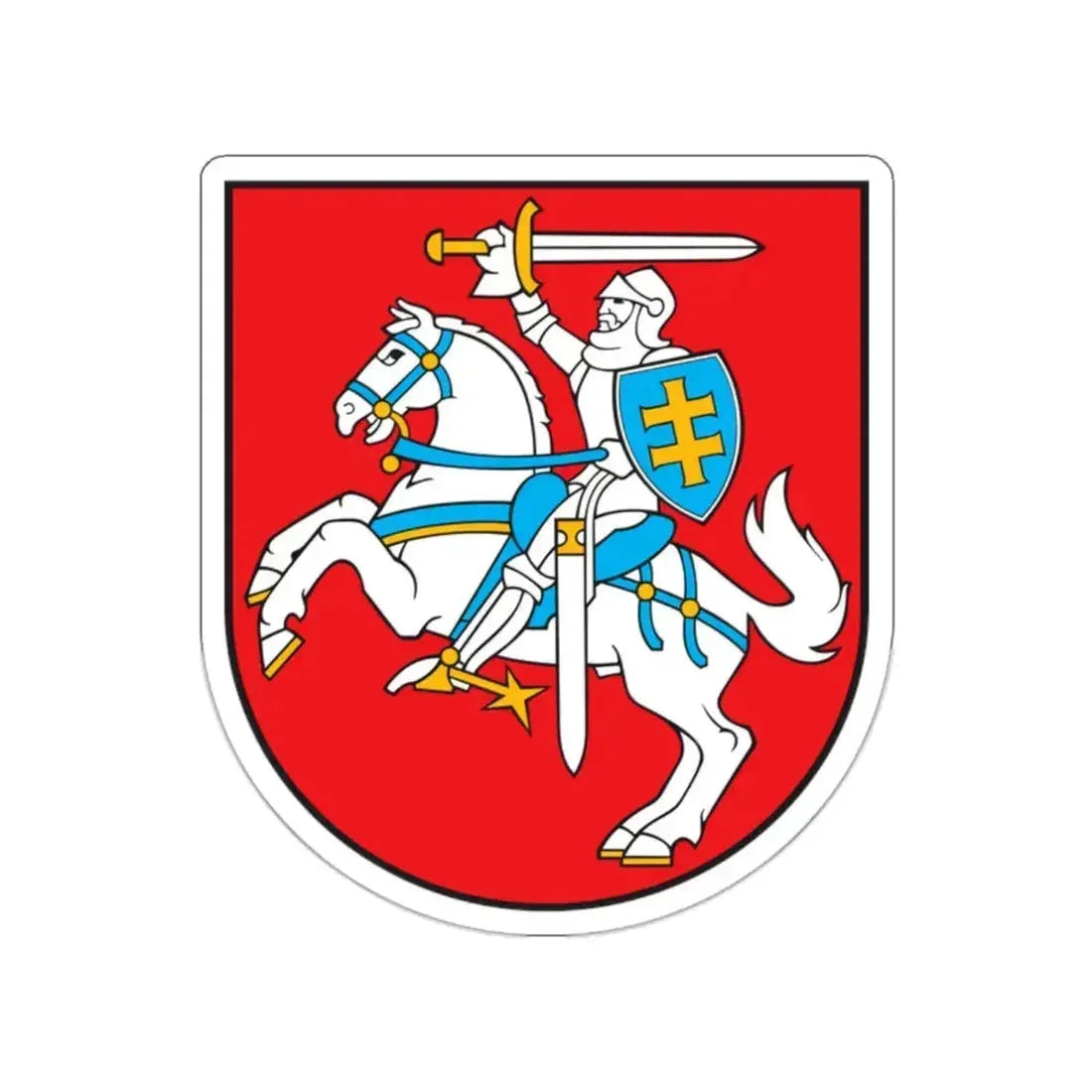 Coat of arms of Lithuania STICKER Vinyl Die-Cut Decal 2 Inch - The Sticker Space