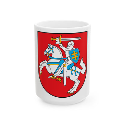 Coat of arms of Lithuania - White Coffee Mug