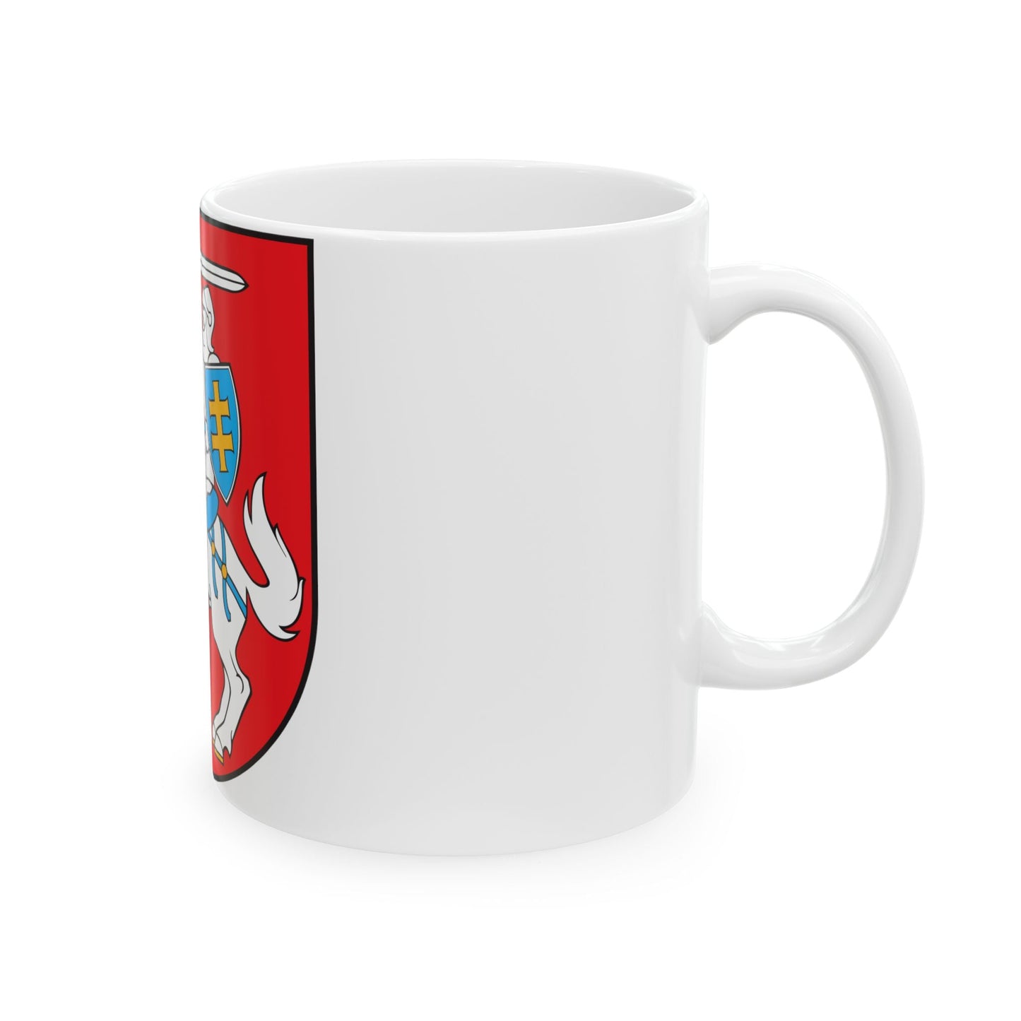 Coat of arms of Lithuania - White Coffee Mug