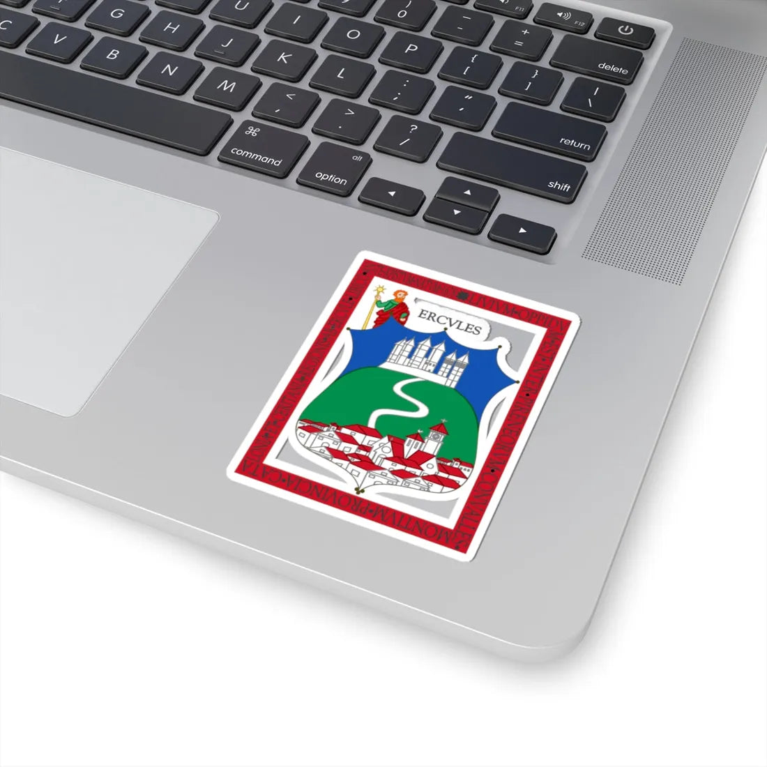 Coat of Arms of Llívia (Spain) (Coat of Arms) STICKER Vinyl Kiss-Cut Decal - The Sticker Space