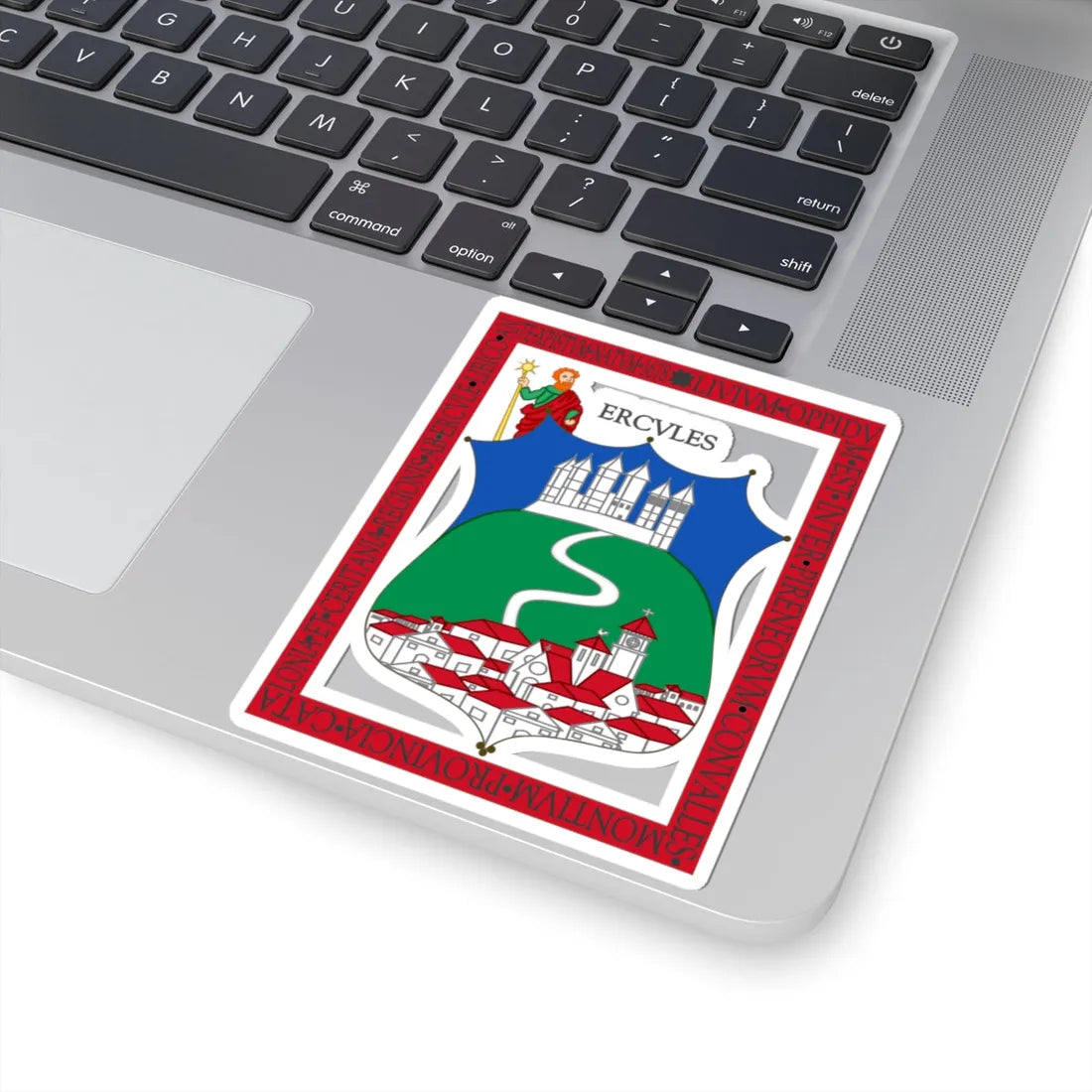 Coat of Arms of Llívia (Spain) (Coat of Arms) STICKER Vinyl Kiss-Cut Decal - The Sticker Space
