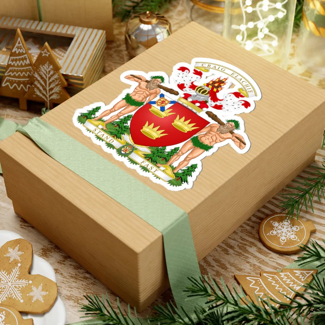 Coat of arms of lord strathspey (Canada) (Coat of Arms) STICKER Vinyl Kiss-Cut Decal - The Sticker Space