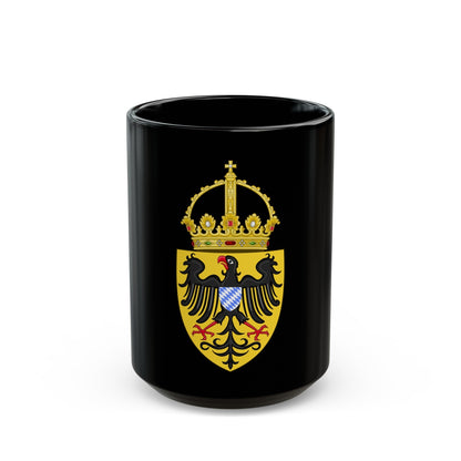 Coat of arms of Louis IV, Holy Roman Emperor - Black Coffee Mug-15oz-The Sticker Space