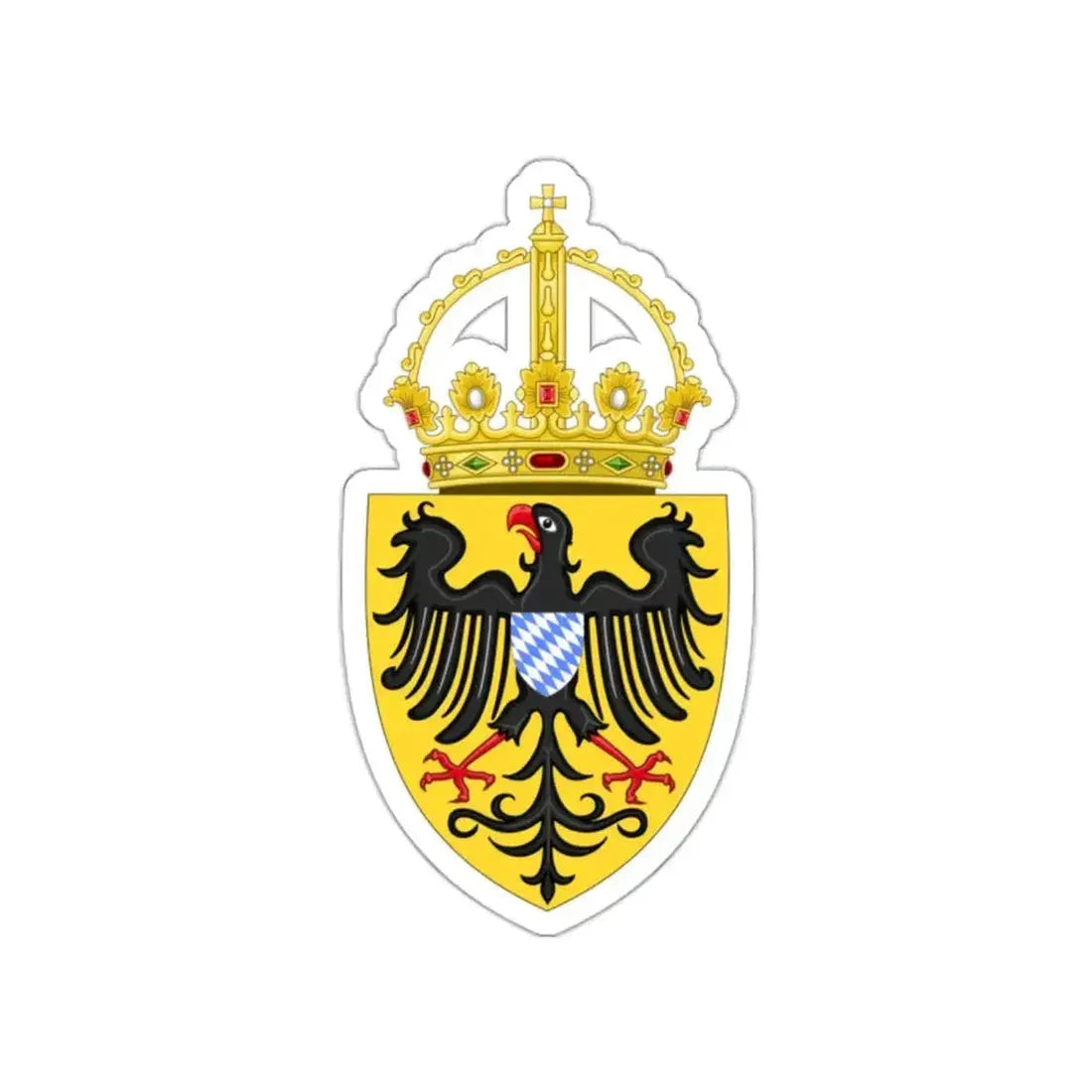 Coat of arms of Louis IV, Holy Roman Emperor STICKER Vinyl Die-Cut Decal - The Sticker Space