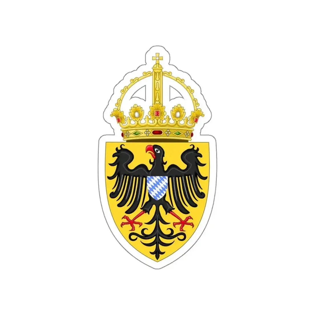 Coat of arms of Louis IV, Holy Roman Emperor STICKER Vinyl Die-Cut Decal - The Sticker Space