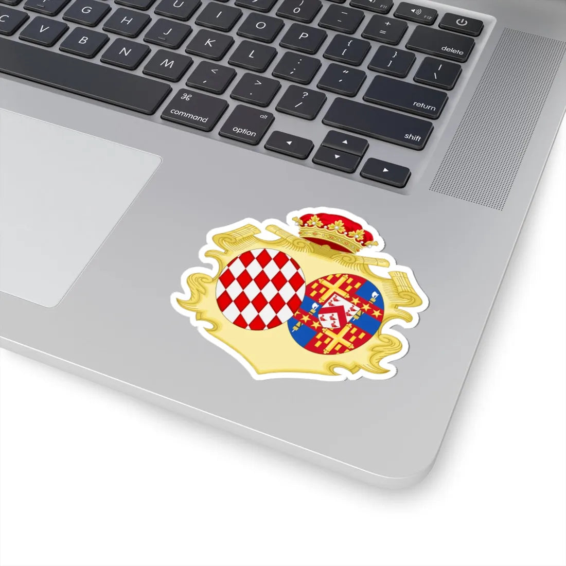 Coat of Arms of Louise Princess of Monaco (Spain) (Coat of Arms) STICKER Vinyl Kiss-Cut Decal - The Sticker Space