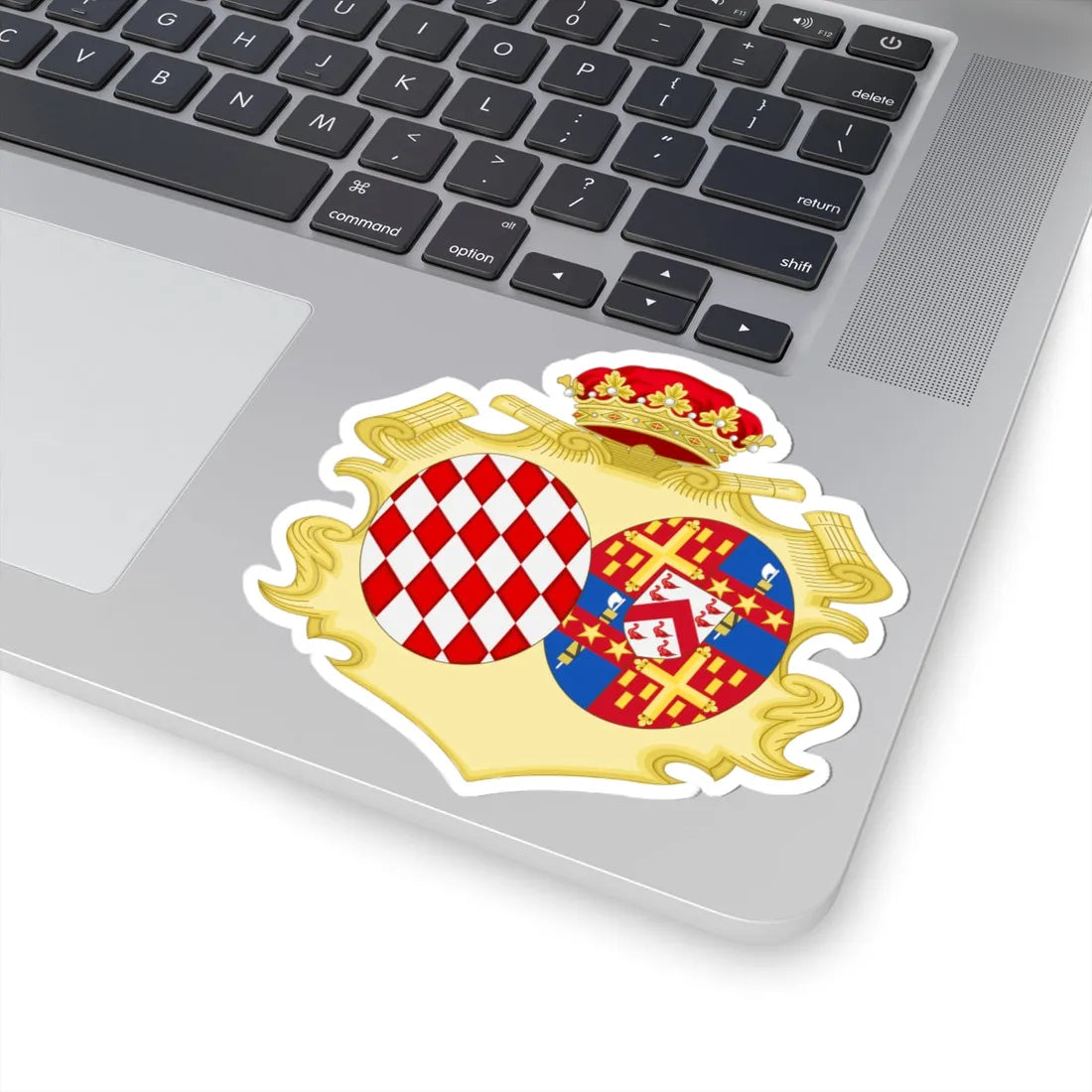Coat of Arms of Louise Princess of Monaco (Spain) (Coat of Arms) STICKER Vinyl Kiss-Cut Decal - The Sticker Space