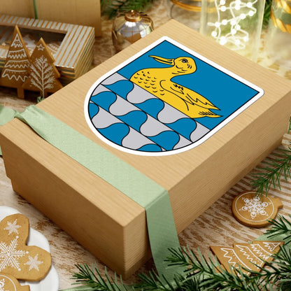 Coat of Arms of Lubāna (Latvia) (Coat of Arms) STICKER Vinyl Kiss-Cut Decal - The Sticker Space