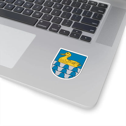 Coat of Arms of Lubāna (Latvia) (Coat of Arms) STICKER Vinyl Kiss-Cut Decal - The Sticker Space