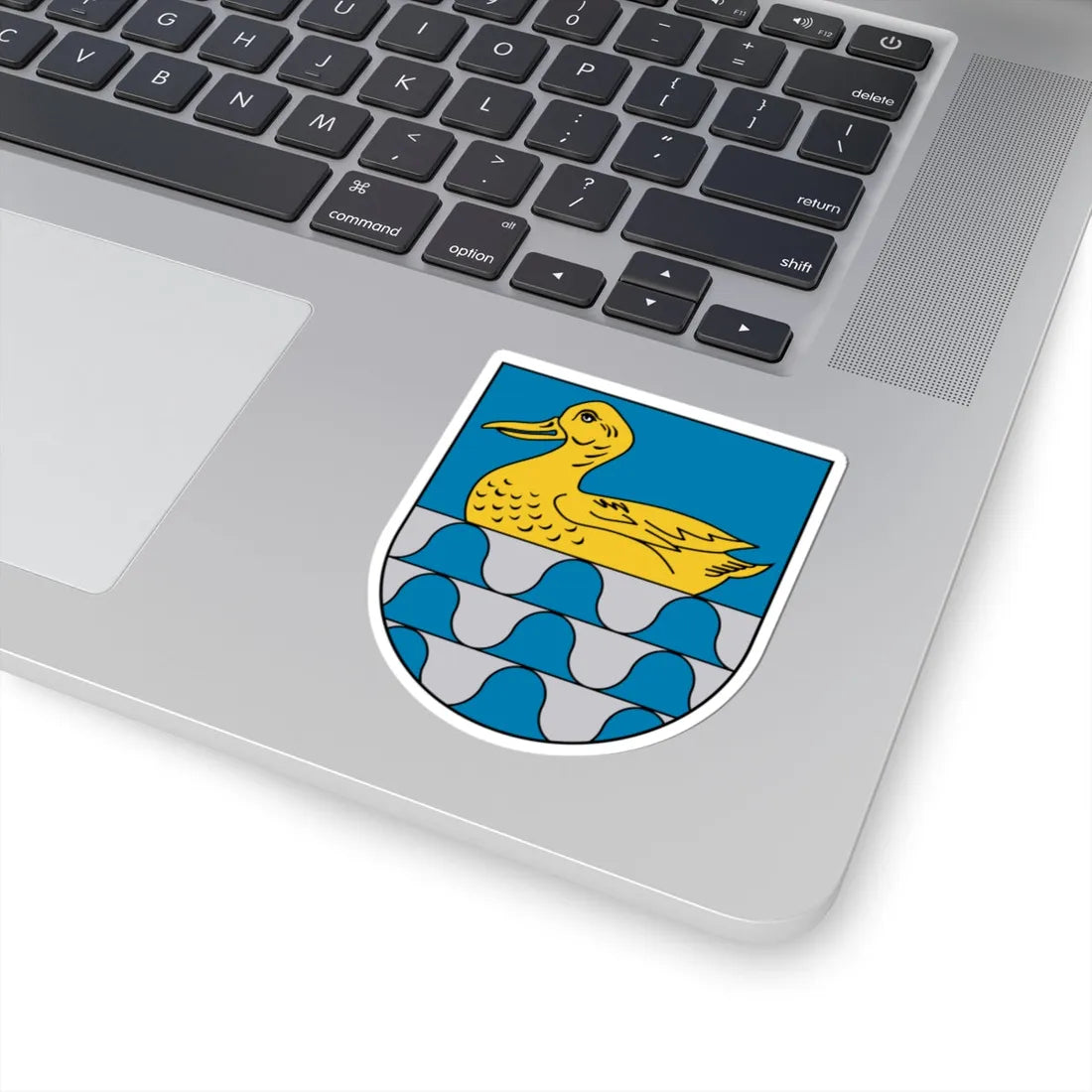 Coat of Arms of Lubāna (Latvia) (Coat of Arms) STICKER Vinyl Kiss-Cut Decal - The Sticker Space