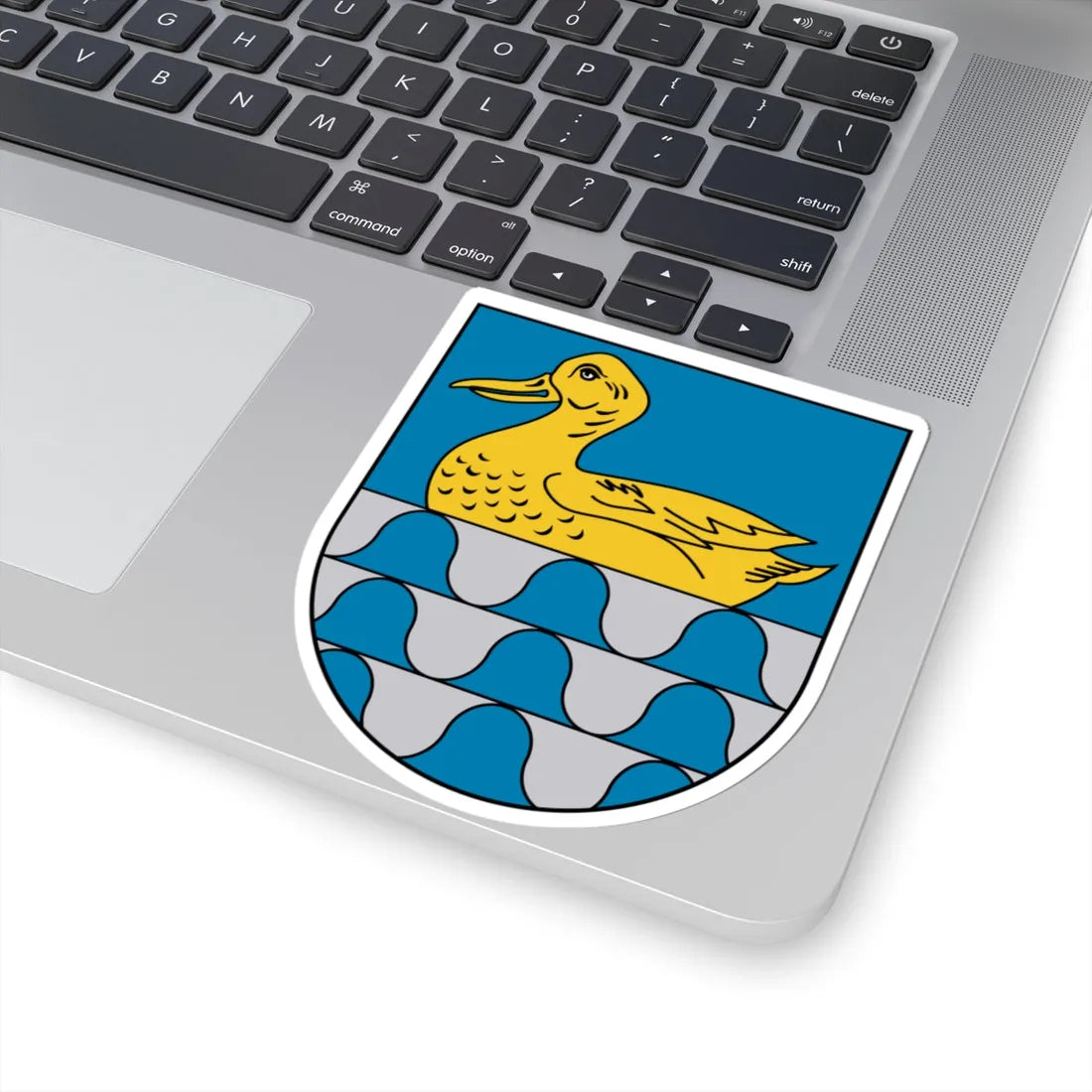 Coat of Arms of Lubāna (Latvia) (Coat of Arms) STICKER Vinyl Kiss-Cut Decal - The Sticker Space