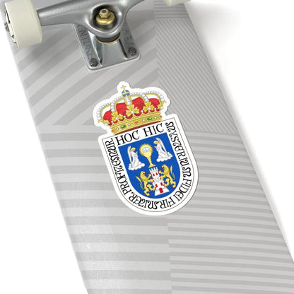Coat of Arms of Lugo 2012 (Spain) (Coat of Arms) STICKER Vinyl Kiss-Cut Decal - The Sticker Space
